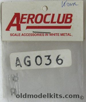Aeroclub 1/72 (2) Twin Browning Turret Barrel Units, AG036 plastic model kit